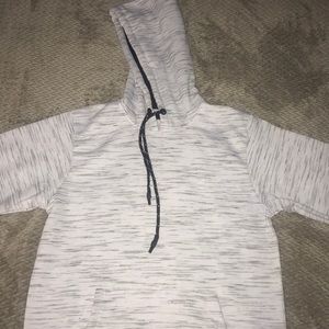 Black and white hoodie